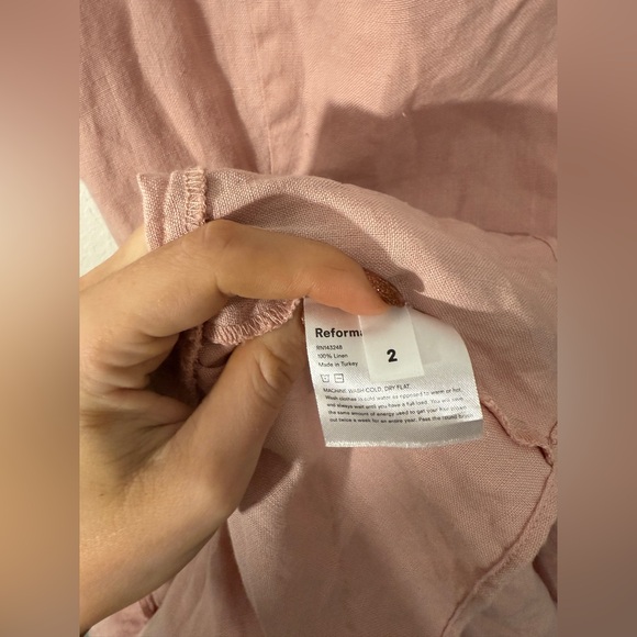 Reformation Eileen Linen Midi Dress - Picture 4 of 5